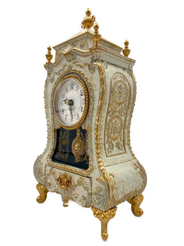 Ceas decorativ MMM, 17 x 9 x 32 cm, stil vintage