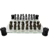Set sah Mayer Chess MC-6069, sticlă și rășină, înălțime 8,5 cm, stil clasic