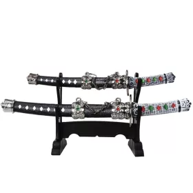   Cuțit decorativ pentru scrisori Mayer Chess SW-201, plastic și metal, înălțime 9 cm, lățime 9,5 cm, stil minimalist