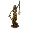 Figurina Themis Giftdeco MC-90184, rasina cu finisaj bronz, 20 cm