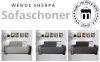 Husa de canapea reversibila Sherpa Jemidi, 191 x 279 cm, Gri, Poliester, 55063.01