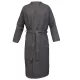 Halat de baie Waffle Pique unisex Homelevel, 5XL, Gri, Bumbac organic, 54916.73.35