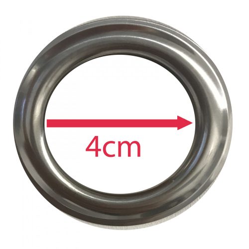 Draperie opaca Stella cu inele Jemidi, 140 x 175 cm, Gri, Poliester, 55283.19.02