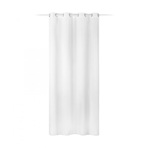 Draperie Leinenlook cu rejansa Jemidi, 140 x 245 cm, Alb, Poliester, 55267.02