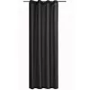 Draperie opaca Stella cu rejansa Jemidi, 140 x 175 cm, Negru, Poliester, 55283.01.04