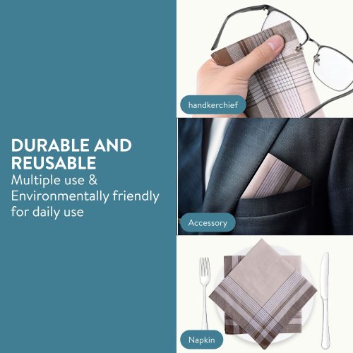 Set 12 Batiste de panza Jemidi, 40 x 40 cm, Multicolor, Bumbac, 55059.11