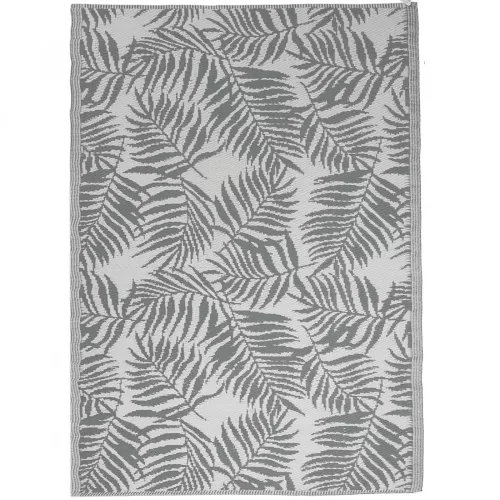 Covor exterior pentru terasa Jemidi, 120 x 180 cm, Gri, Polipropilena, 55024.22