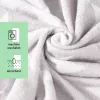 Poncho de baie pentru copii Homelevel, 8-11 ani, Gri, Bumbac, 54888.22.03