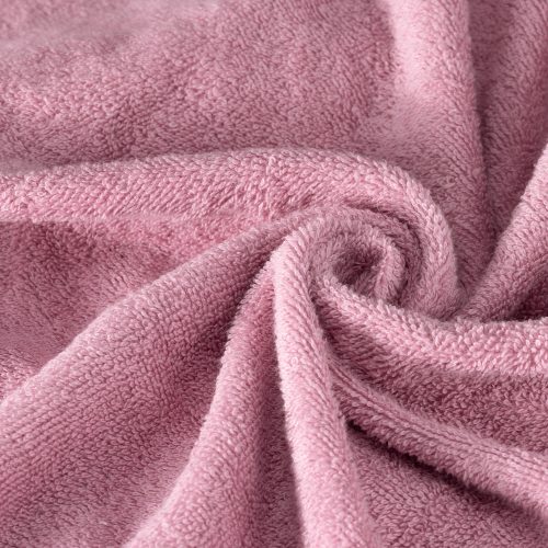 Poncho de baie pentru copii Homelevel, 6-9 ani, Roz, Bumbac organic, 54980.42