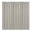 Draperie opaca Stella cu inele Jemidi, 300 x 245 cm, Gri, Poliester, 55288.25.01