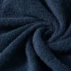 Poncho de plaja pentru femei Homelevel, M, Albastru, Bumbac organic, 54985.2