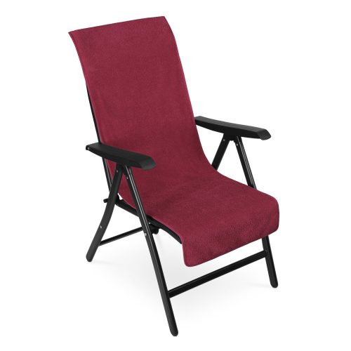 Husa pentru scaun Jemidi, 60 x 130 cm, Rosu, Bumbac organic, 54895.13