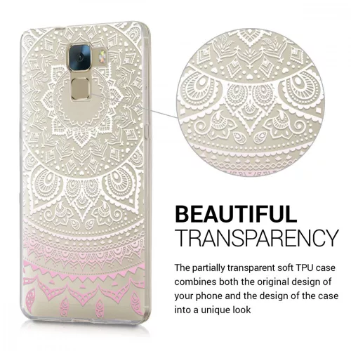 Husa pentru Huawei Honor 7, Silicon, Roz, 35164.01