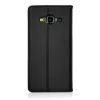 Husa pentru Samsung Galaxy J5, Piele naturala, Negru, 39196.01