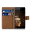 Husa pentru Wiko Pulp, Piele ecologica, Maro, 36145.83