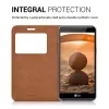 Husa pentru LG X Power, Piele ecologica, Maro, 39814.83