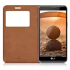 Husa pentru LG X Power, Piele ecologica, Maro, 39814.83