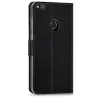 Husa pentru Huawei P9 Lite (2017), Piele ecologica, Negru, 40890.01