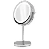 Oglinda Cosmetica cu suport, Iluminare LED, marire 5x, reglabila, 41188