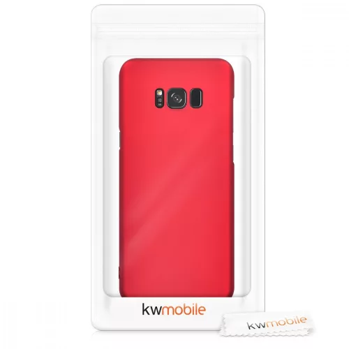 Husa pentru Samsung Galaxy S8 Plus, Policarbonat, Rosu, 41801.36
