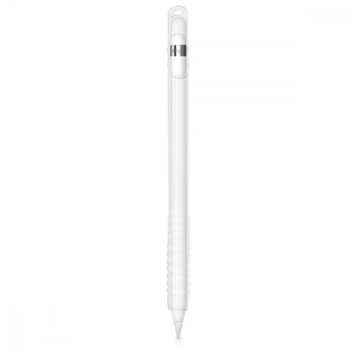 Husa de protectie pentru Apple Pencil (1. Gen), Kwmobile, Alb, Silicon, 42271.02