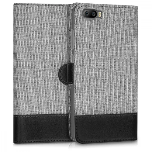Husa pentru Blackview A9 Pro, Textil, Gri, 42340.01