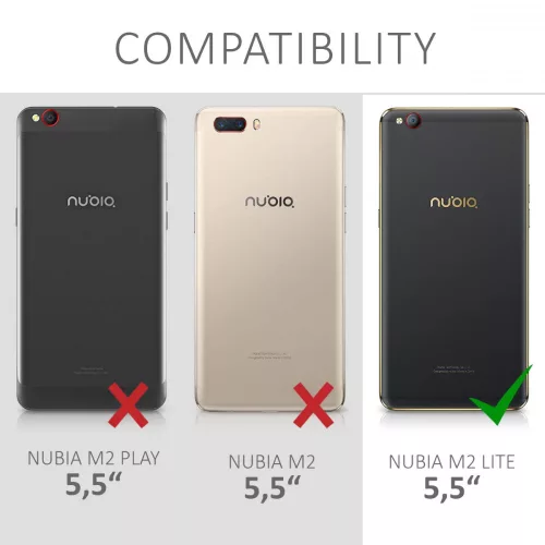 Husa pentru ZTE Nubia M2 Lite, Silicon, Negru, 42480.47