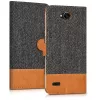 Husa pentru LG X Power 2, Textil, Maro, 41196.02
