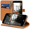 Husa pentru LG X Power 2, Textil, Maro, 41196.02