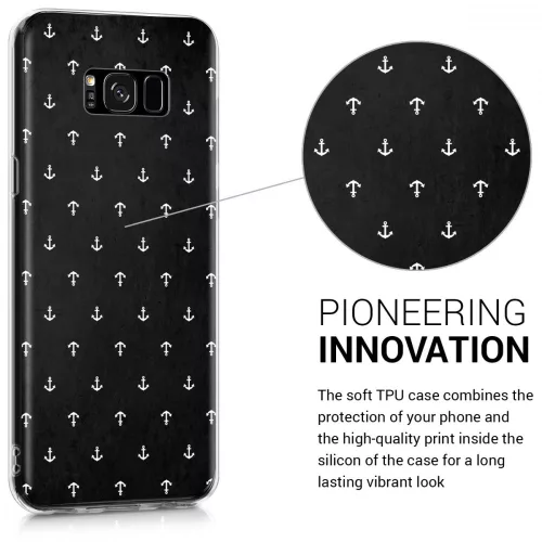 Husa pentru Samsung Galaxy S8 Plus, Silicon, Albastru, 41873.06