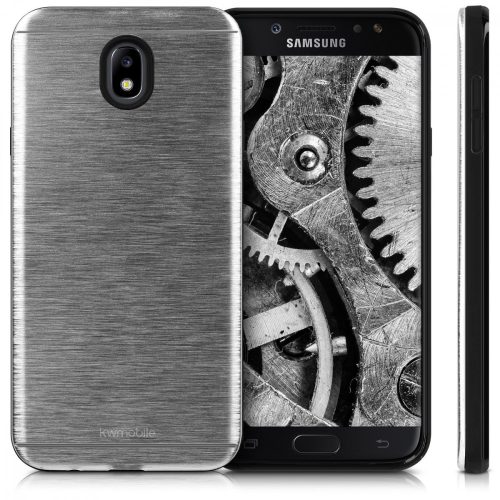 Husa pentru Samsung Galaxy J7 (2017), Aluminiu, Argintiu, 43024.35