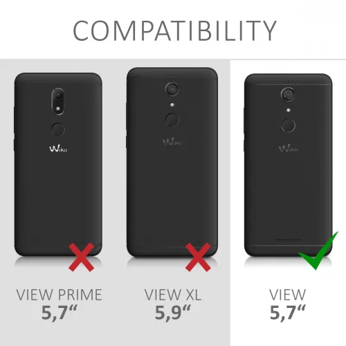 Husa pentru Wiko View, Silicon, Transparent, 43185.03