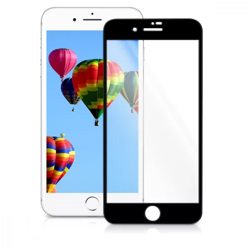 Folie de protectie pentru Apple iPhone 8 Plus, kalibri, Fata, Negru, 43286.01