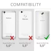 Husa pentru Blackview R6, Textil, Maro, 41650.02