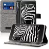 Husa pentru Wiko Harry, Textil, Gri, 43509.22