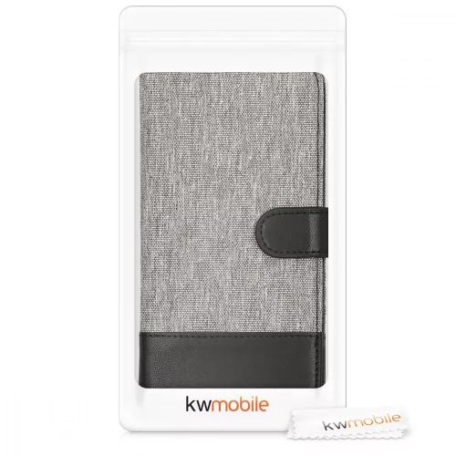 Husa pentru Blackview A7 Pro, Textil, Gri, 43718.01