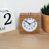 Ceas cu alarma analogic din lemn Snooze Retro, 43906