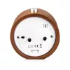 Ceas cu alarma analogic din lemn Snooze Retro, 43907