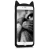 Husa pentru Apple iPhone 6 Plus / iPhone 6s Plus, Silicon, Negru, 44038.01