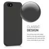 Husa pentru Apple iPhone 5 / iPhone 5s / iPhone SE, Silicon, Negru, 42766.47