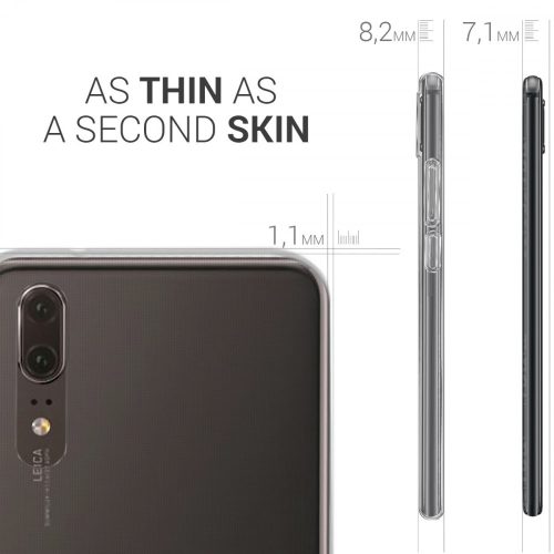 Husa pentru Huawei P20, Silicon, Transparent, 44211.03