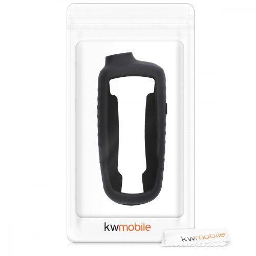 Husa de protectie pentru GPS Garmin GPSMAP 64/GPSMAP 64s/GPSMAP 64st, Kwmobile, Negru, Silicon, 44268.01