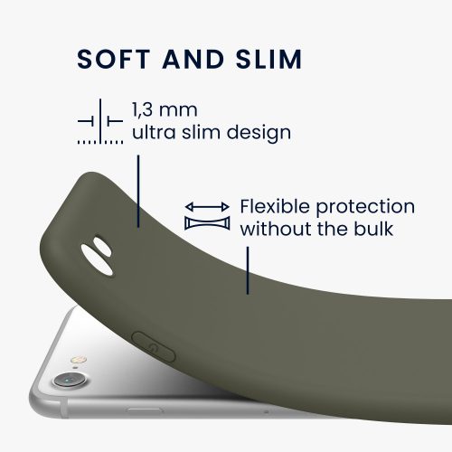 Husa pentru Apple iPhone 8 / iPhone 7 / iPhone SE 2, Silicon, Verde, 39458.101