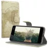 Husa pentru Nokia 2, Piele ecologica, Maro, 44513.02