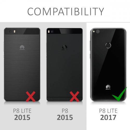 Husa pentru Huawei P9 Lite (2017), Textil, Rosu, 40893.04