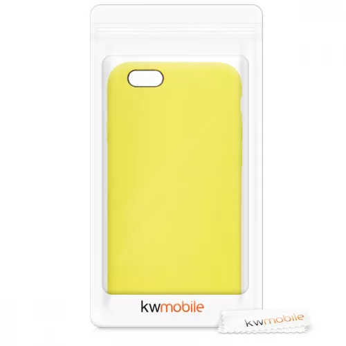 Husa pentru Apple iPhone 6 / iPhone 6s, Silicon, Galben, 40223.75