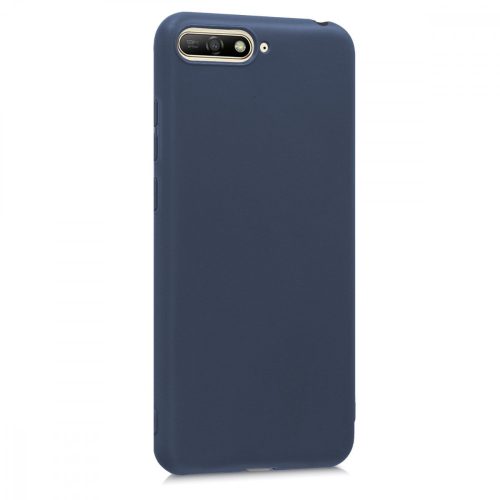 Husa pentru Huawei Y6 (2018), Silicon, Albastru, 44878.53