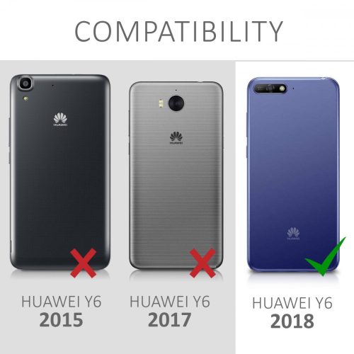 Husa pentru Huawei Y6 (2018), Silicon, Gold, 45286.01