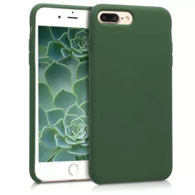   Husa pentru Apple iPhone 8 Plus / iPhone 7 Plus, Silicon, Verde, 40842.80