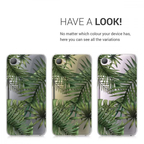 Husa pentru HTC Desire 12, Silicon, Verde, 45595.01
